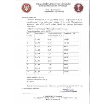 Formeds F-VIT C 1000 WITAMINA CZYSTA W PROSZKU 90g