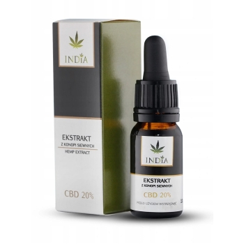 EKSTRAKT Z KONOPI SIEWNYCH CBD 20% (2000 mg) 10 ml (INDIA)