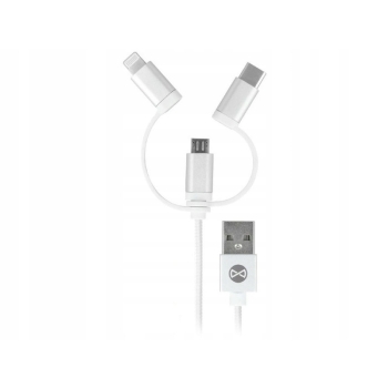 Kabel USB - Apple Lightning 3in1 1,5A Forever 1 m