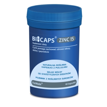 FORMEDS BICAPS ZINC 15 CYTRYNIAN CYNKU CYNK MIEDŹ