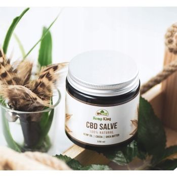 Maść konopna 1% Hemp King CBD Salve 1% AZS 100 ml