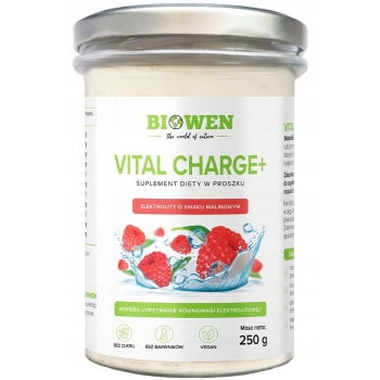 ELEKTROLITY Vital Charge+ Biowen MAGNEZ POTAS KARNITYNA Malina