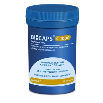 FORMEDS BICAPS WITAMINA C 1000mg CZYSTA 60kap