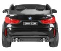 BMW X6M XXL dla 2 dzieci Lakier Czarny + Pilot + Ekoskóra + Pasy + Wolny Start + MP3 + LED