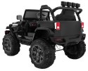 Auto na akumulator All Terrain dla dzieci Czarny Terenówka typu jeep + Pilot + Światła Dźwięki