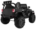 Auto na akumulator All Terrain dla dzieci Czarny Terenówka typu jeep + Pilot + Światła Dźwięki