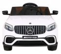 Mercedes Benz GLC63S dla dzieci Biały + Pilot + Napęd 4x4 + MP3 LED + EVA + Wolny Start