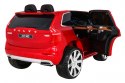 Volvo XC90 na akumulator dla dzieci Lakier Czerwony + Pilot + Bagażnik + EVA + Wolny Start + Radio MP3 + LED