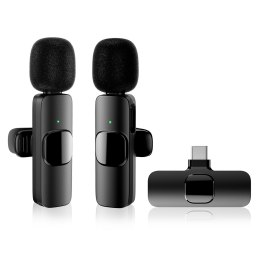 2x Bezprzewodowy mikrofon Android smartfon USB-C APEXEL