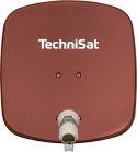 TechniSat DigiDish 45 naMaszt +LNB Single czerwona TECHNISAT