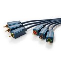 CLICKTRONIC Kabel 3xRCA - 3xRCA Komponent YUV 15m CLICKTRONIC