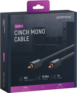 CLICKTRONIC Kabel Audio 1xRCA - 1xRCA Coaxial 10m CLICKTRONIC