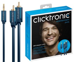 CLICKTRONIC Kabel Audio Jack 3,5mm - 2xRCA 2m CLICKTRONIC