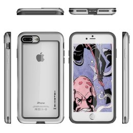 Etui Atomic Slim Apple iPhone 7 Plus 8 Plus srebrn GHOSTEK