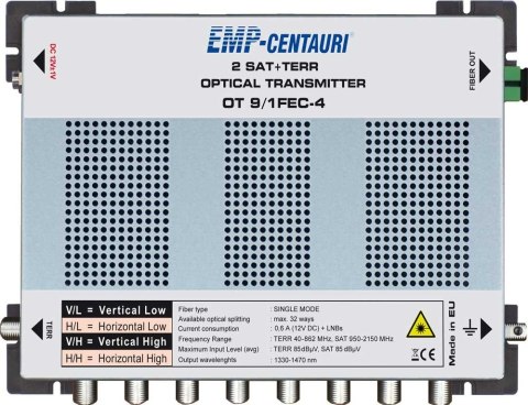 Transmiter optyczny EMP-centauri OT9/1FEC-4 EMP-CENTAURI