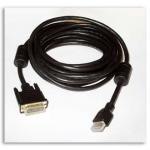 Kabel DVI - HDMI 3m + filtry złocony No name