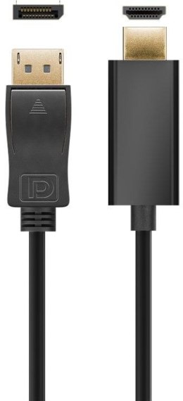 Kabel Display Port DP - HDMI pozłacany Goobay 1m Goobay