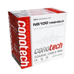 Kabel RG6U CU Conotech NS 100 Tri Pulbox 300m Conotech