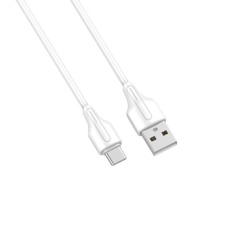 Kabel USB-A - USB-C LDNIO 1m 2,1A biały LS541C LDNIO