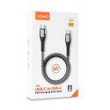 Kabel USB-C - USB-C LDNIO 65W 2m szary LC102 LDNIO