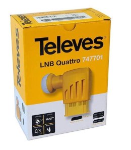 LNB Quatro Televes HD 0,3dB 747701 Televes