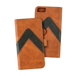 Portfel na telefon MOC Velcro Leather Wallet Brown Moc Sport AB