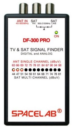 Signal Finder cyfrowy SAT + DVB-T DF-300 PRO Spacelab