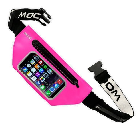 Waist Bag MOC pink Sportowa saszetka nerka Tel. Moc Sport AB