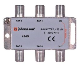 4 WAY TAP Odgałęźnik 4-krotny Johansson 12 dB 4540 Johansson