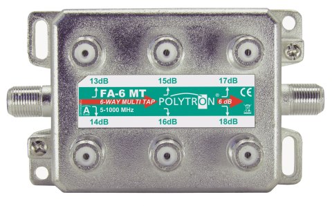 Odgałęźnik Polytron Multitap 5-1000 MHz FA 6 MT POLYTRON