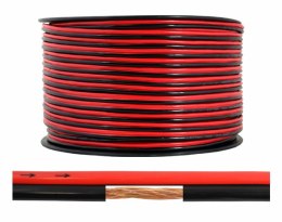 Kabel głośnikowy Lexton 2x2.50 CCA czarno/czerwony No name
