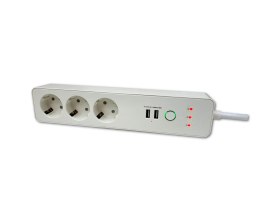 Smart listwa sieciowa z USB Qnect WiFi QN-WP03 QNECT