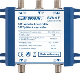 Rozgałeźnik SAT quattro/wideband Spaun SVA 4F SPAUN