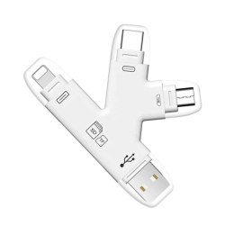 Czytnik kart SPU-CR01 USB-C, USB, Lightning 4w1 SPACETRONIK