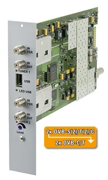 Moduł POLYTRON SPM-UTCT, 2 x DVB-S2/T2/C POLYTRON