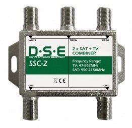 Sumator RTV/SAT x2 DSE SSC2 do twina DSE