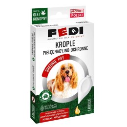 FEDI Krople na pchły i kleszcze 4×2,5 ml - dla średnich psów