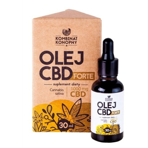 OLEJ CBD FORTE - Kombinat Konopny - (1000 mg) 30 ml