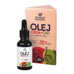 OLEJ CBD RAW - Kombinat Konopny - (CBD+CBDA 1000 mg) 30 ml