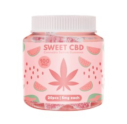 Żelki CBD - Sweet CBD 100 mg Sour Watermelon żelki o smaku arbuza