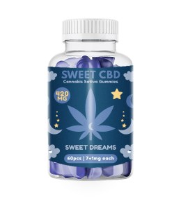 Żelki CBD - Sweet CBD Sweet Dreams CBD 420 mg + melatonina