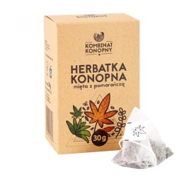 Herbatka konopna - Mięta z pomarańczą - Kombinat Konopny - 30 g