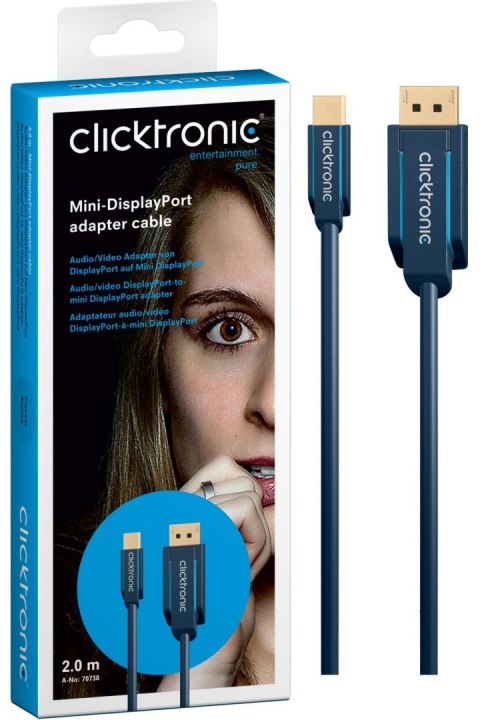 CLICKTRONIC Kabel DisplayPort DP - mini DP 3m CLICKTRONIC