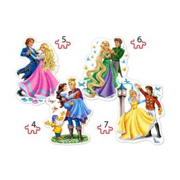 Puzzle 4w1 princesses in love