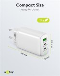 Ładowarka sieciowa 2x USB-C USB 65W Goobay CZARNA Goobay