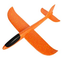 Szybowiec samolot styropianowy 34x33cm pomarańczowy