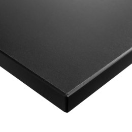 Blat biurka uniwersalny 100x60x1,8 cm Czarny P SPACETRONIK