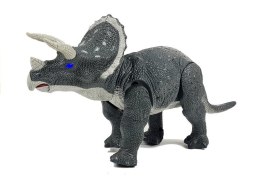 Duży Dinozaur Na Baterie Triceratops Szary