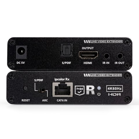 Rozgałęźnik 1/2 HDMI po LAN PoE SPH-RIP202 24/7 SPACETRONIK
