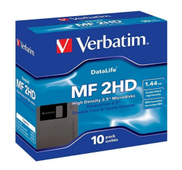 Dyskietka Verbatim 3,5 " 1,44 MB 10szt w opakowaniu